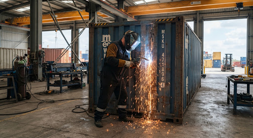 Reparación de contenedores